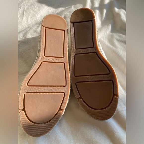 Talbots Quilted Leather Espadrille Flats | Size 9 | Black & White Slip-On - Picture 7 of 9